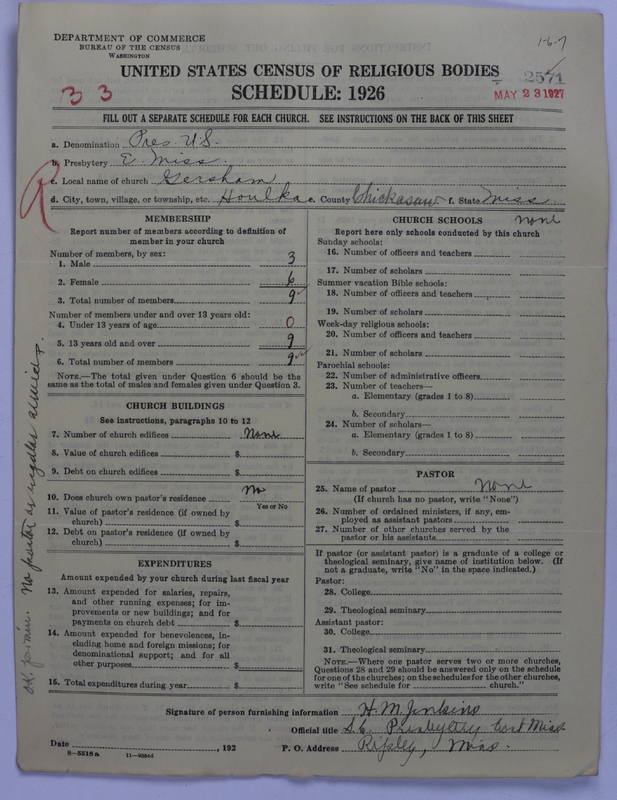 Scan of Presbyterian Church in the United States: 2571