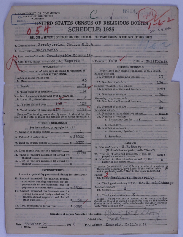 Scan of Presbyterian Church in the United States of America: 8914