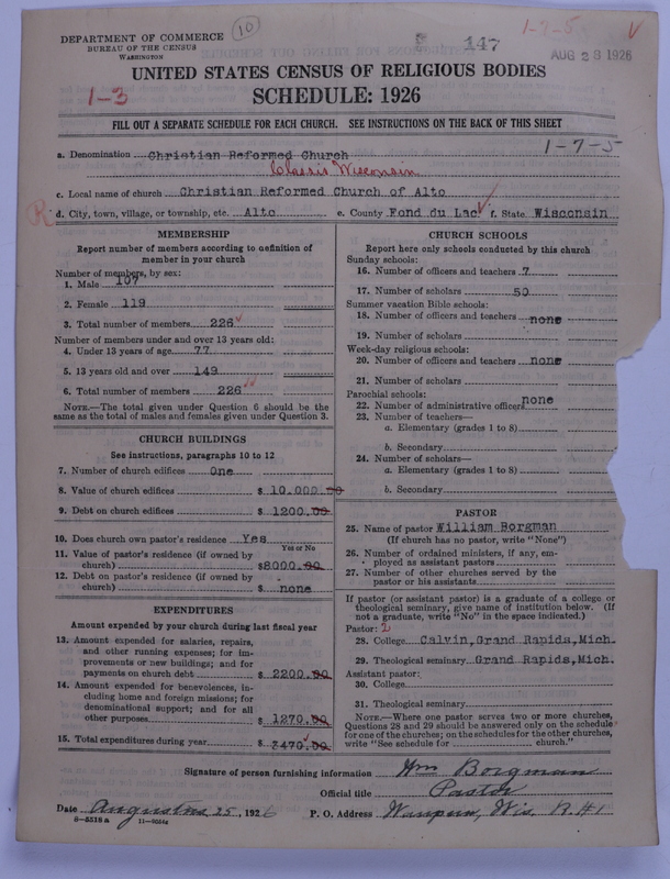 Scan of Christian Reformed Church: 147