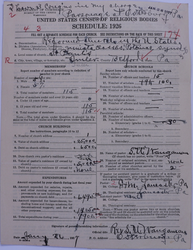 Scan of Reformed Church in the United States: 109