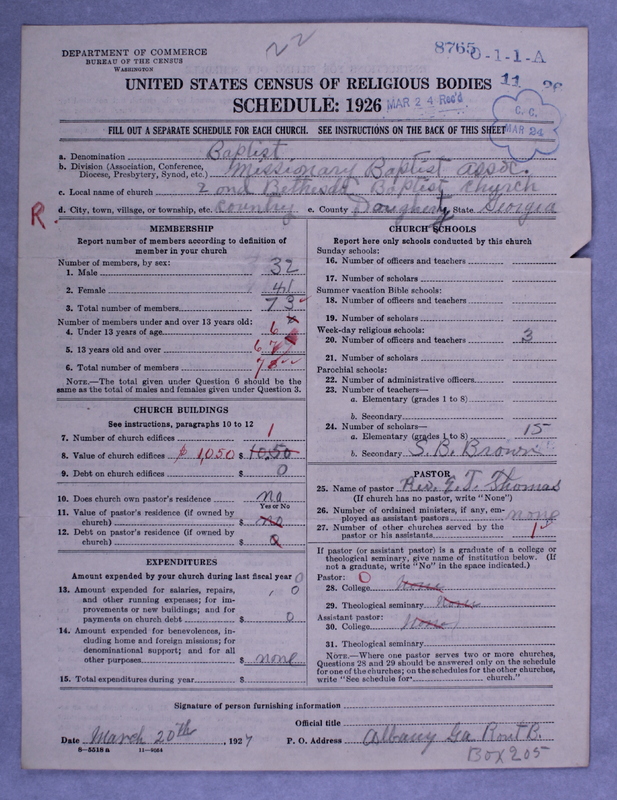 Scan of Negro Baptists: 8765