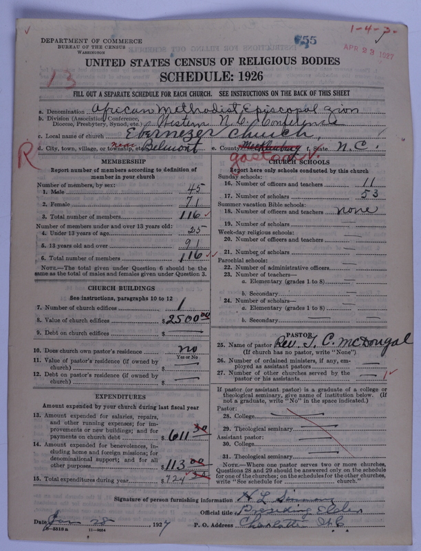 Scan of African Methodist Episcopal Zion Church: 755
