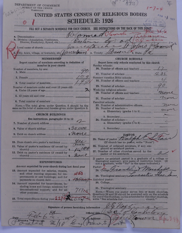 Scan of Reformed Church in the United States: 472