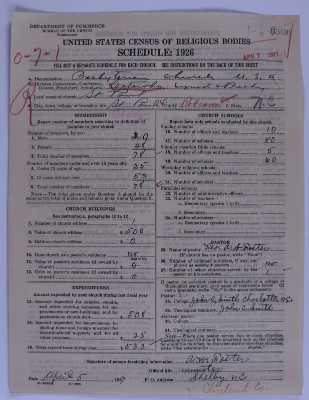 Scan of Presbyterian Church in the United States of America: 6526