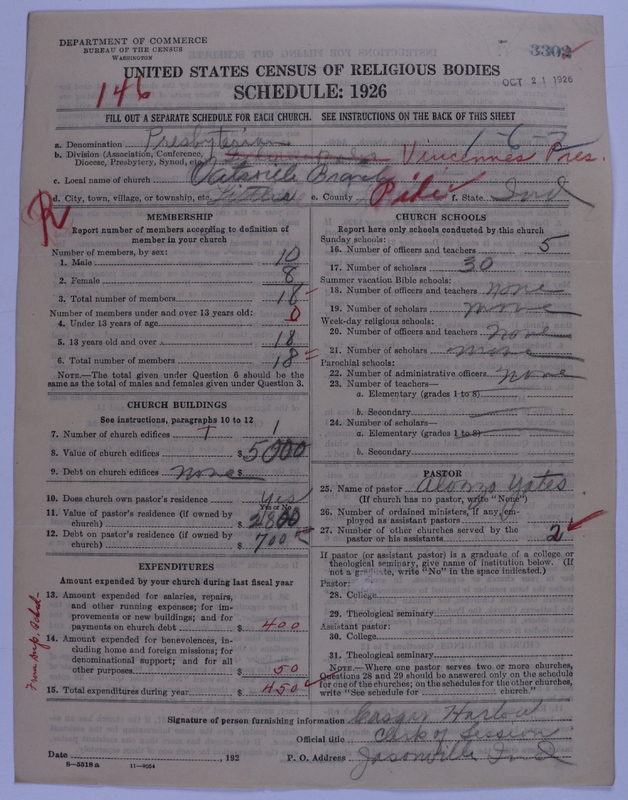 Scan of Presbyterian Church in the United States of America: 3302