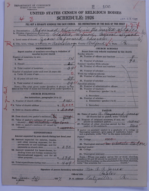Scan of Reformed Church in the United States: 106