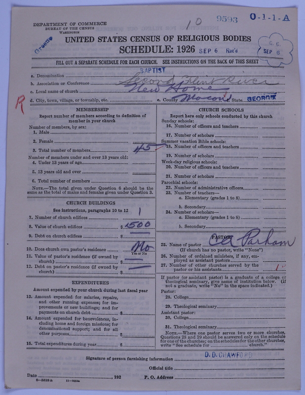 Scan of Negro Baptists: 9593