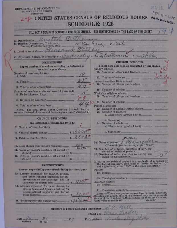 Scan of Church of the United Brethren in Christ: 2491