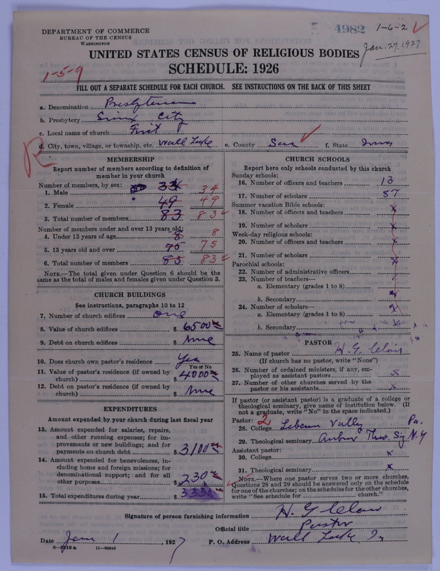 Scan of Presbyterian Church in the United States of America: 4982