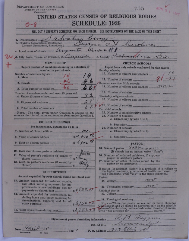 Scan of Salvation Army: 755
