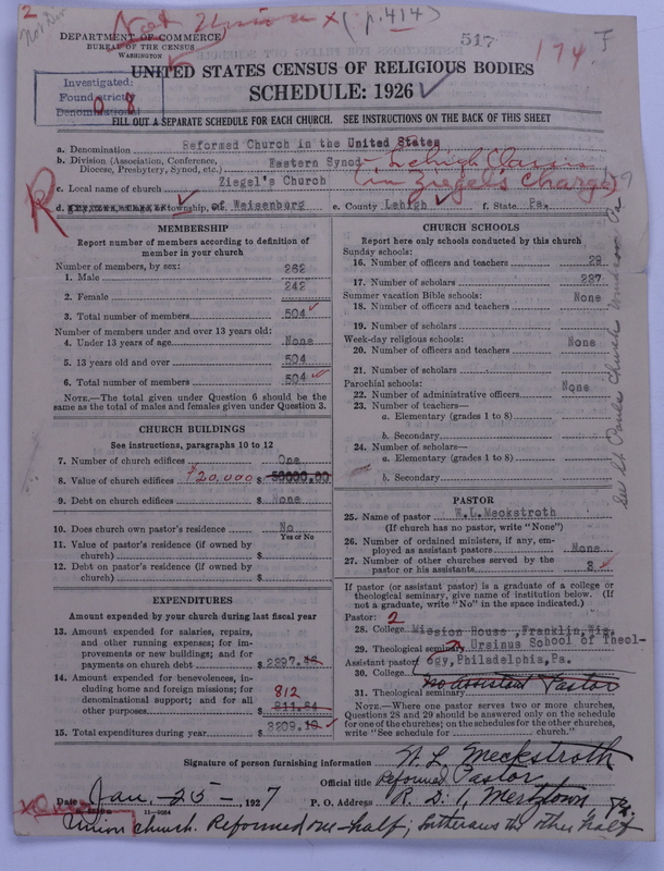 Scan of Reformed Church in the United States: 516