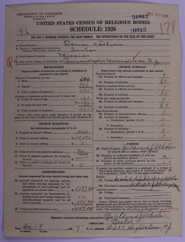 Scan of Roman Catholic Church: 10812