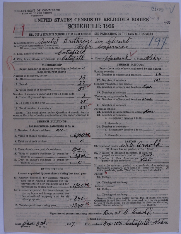 Scan of Church of the United Brethren in Christ: 2109