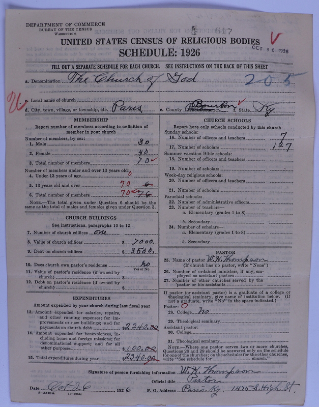 Scan of Church of God (Headquarters, Anderson, Ind.): 617