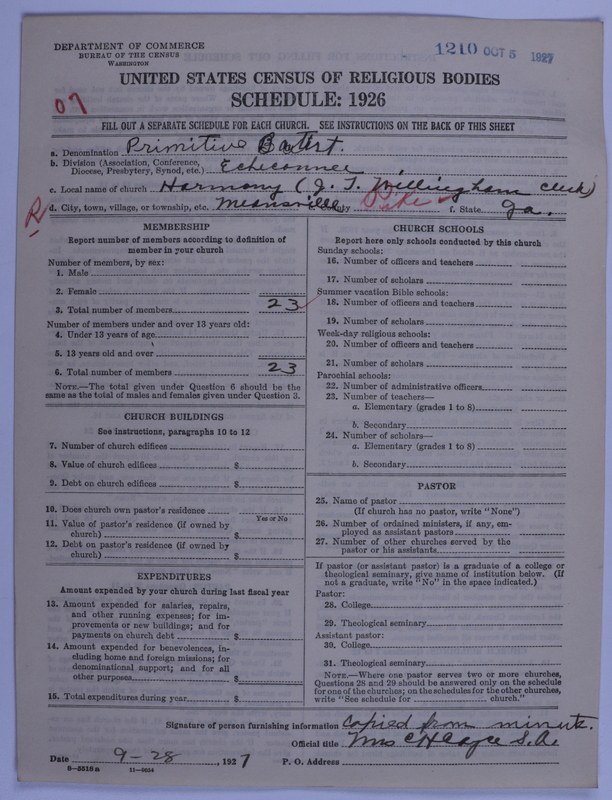 Scan of Primitive Baptists: 1210