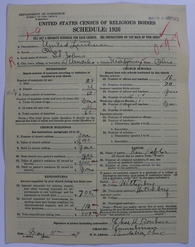 Scan of United Lutheran Church in America: 2055