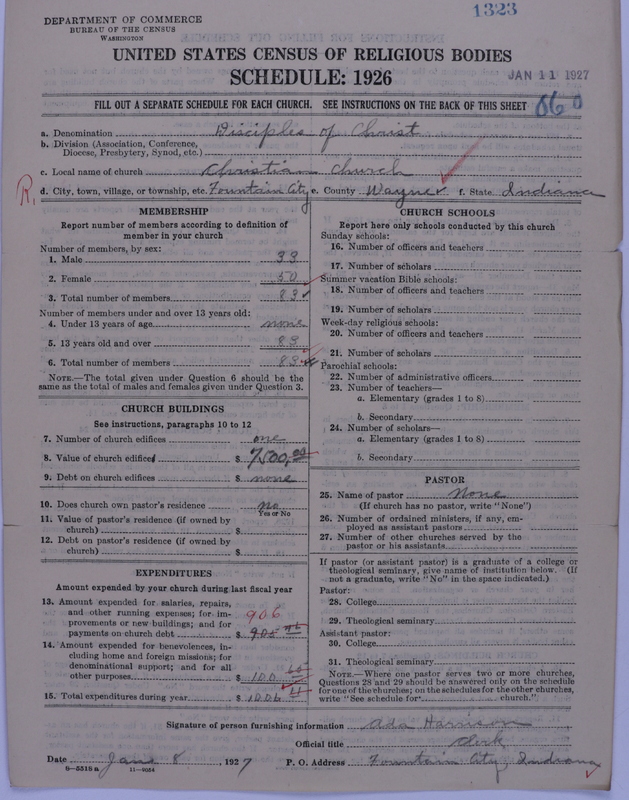 Scan of Disciples of Christ: 1323