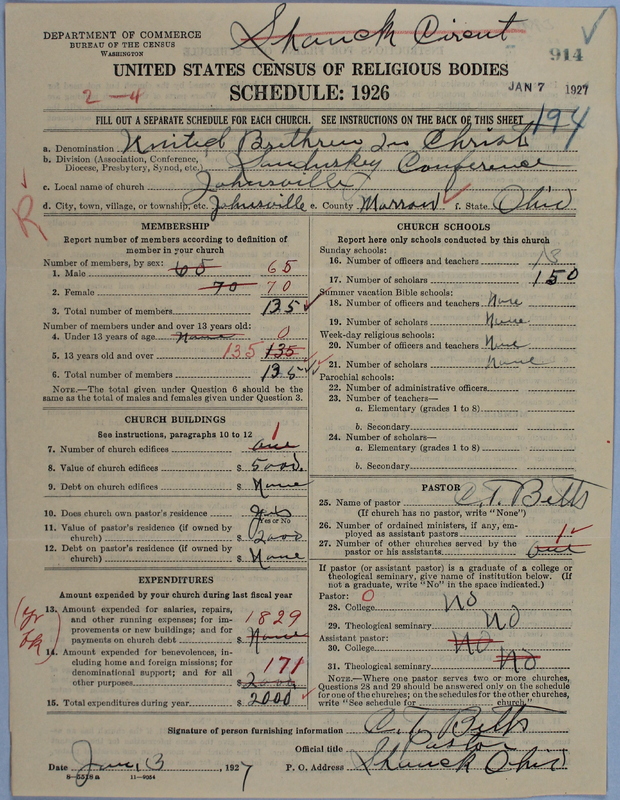 Scan of Church of the United Brethren in Christ: 914