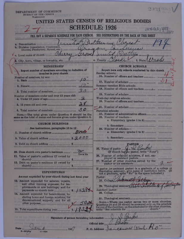 Scan of Church of the United Brethren in Christ: 2931