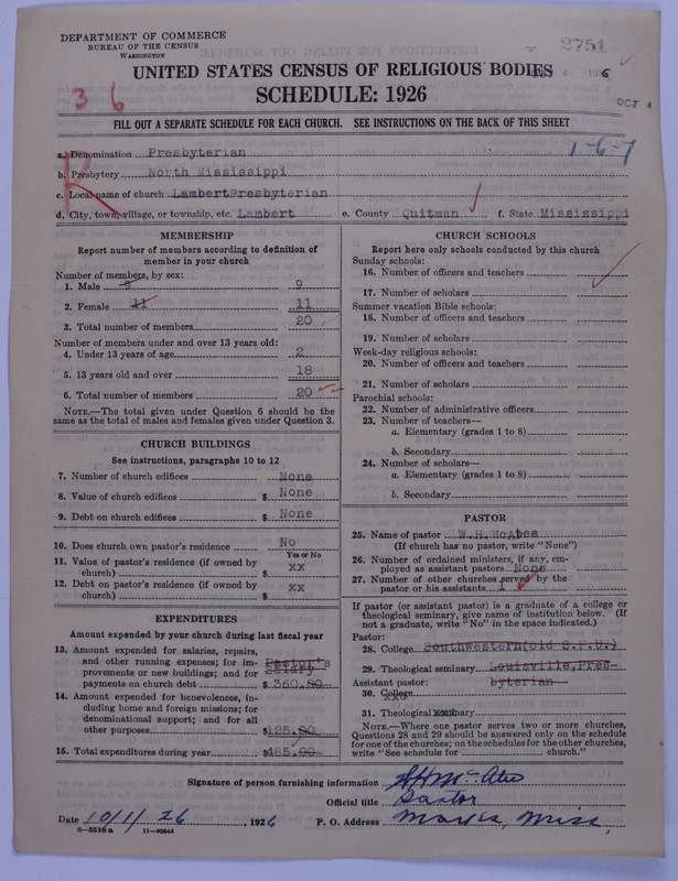 Scan of Presbyterian Church in the United States: 2751