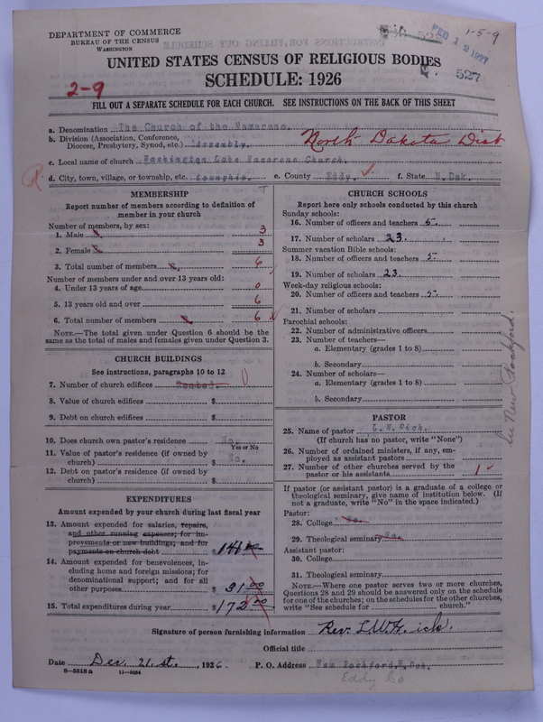 Scan of Church of the Nazarene: 527