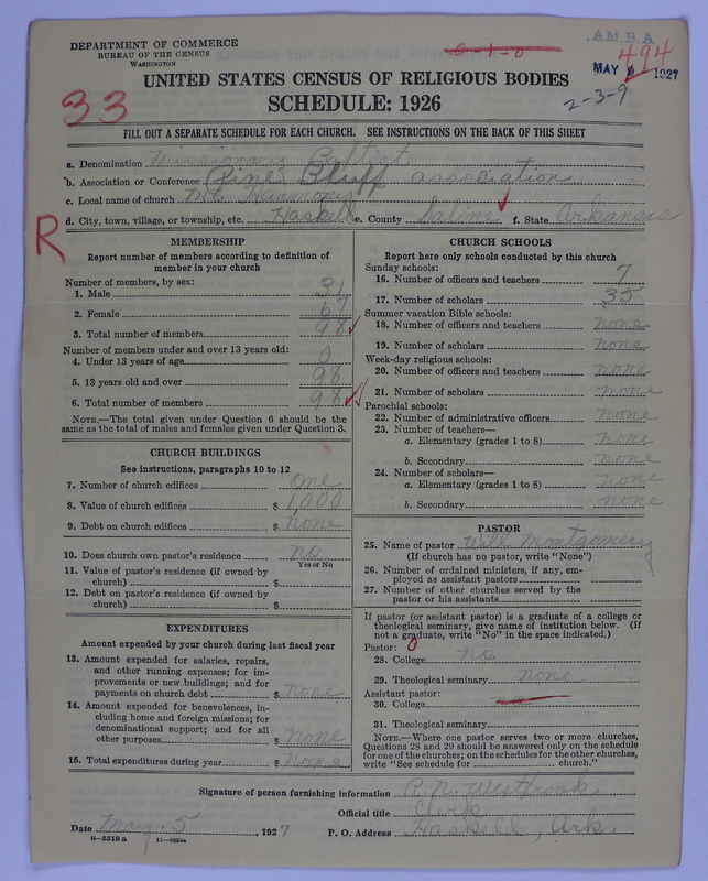 Scan of Landmark Baptist of America: 494