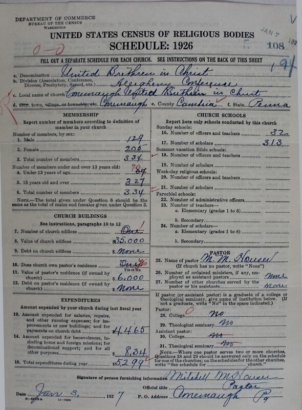 Scan of Church of the United Brethren in Christ: 108
