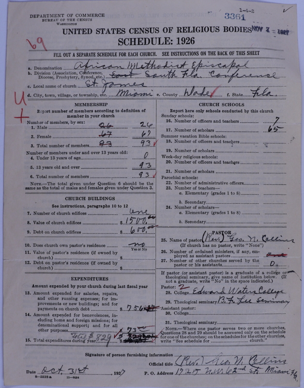 Scan of African Methodist Episcopal Church: 3361