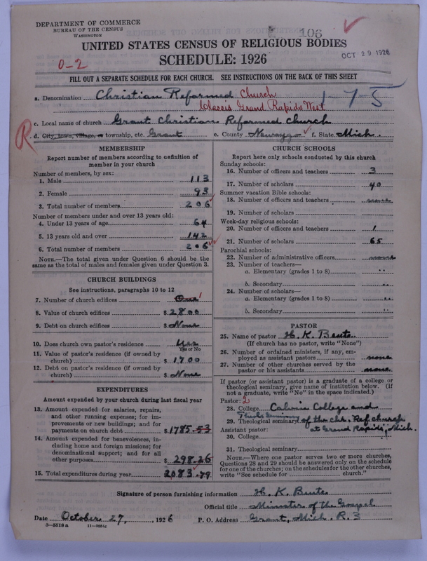 Scan of Christian Reformed Church: 106