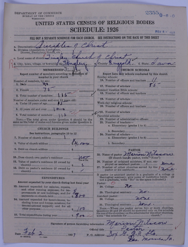 Scan of Disciples of Christ: 2355