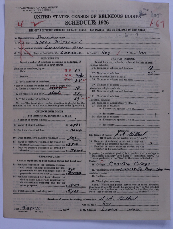 Scan of Presbyterian Church in the United States: 100