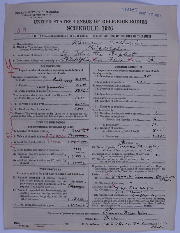 Scan of Roman Catholic Church: 16987