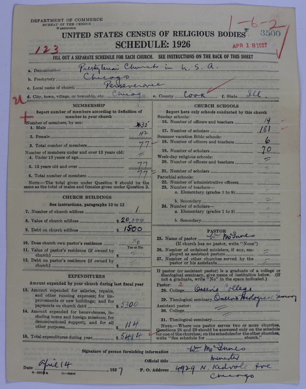Scan of Presbyterian Church in the United States of America: 3500