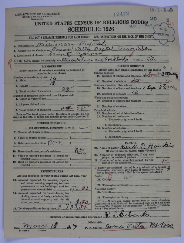 Scan of Negro Baptists: 19472