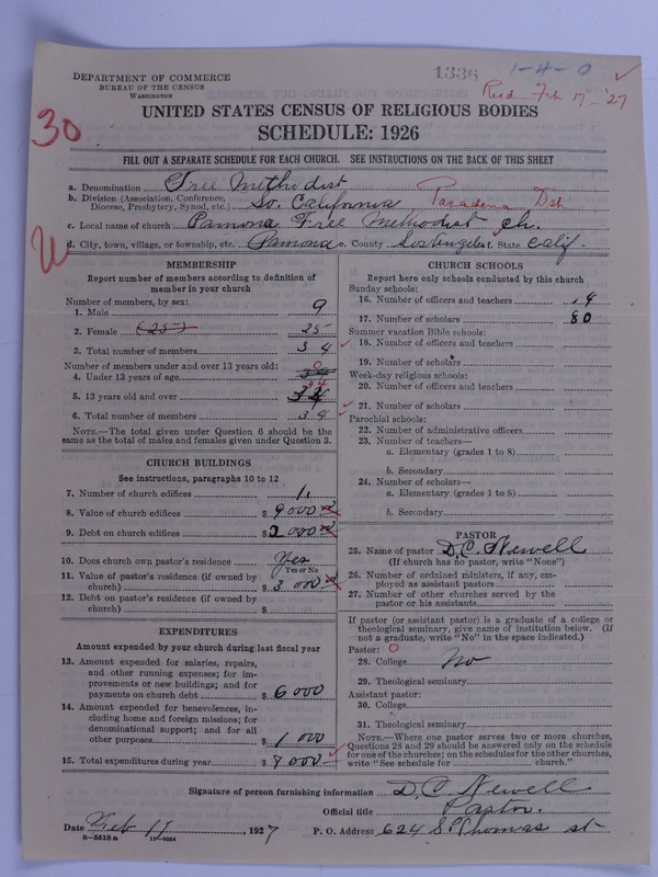 Scan of Free Methodist Church of North America: 1336