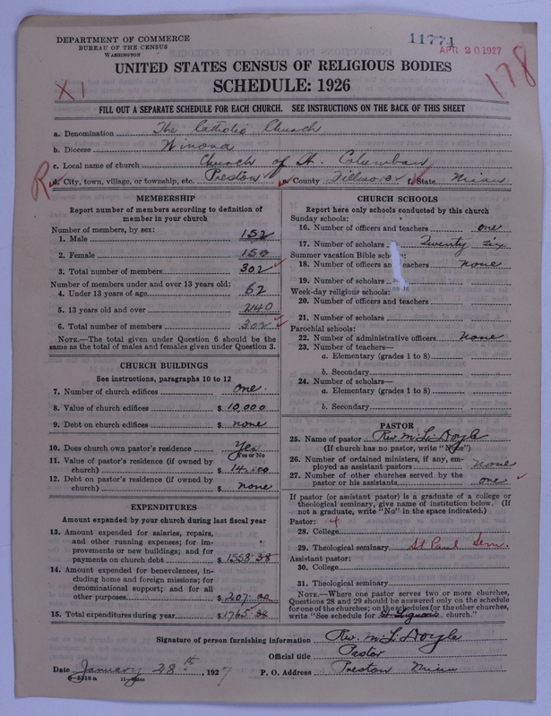 Scan of Roman Catholic Church: 11774