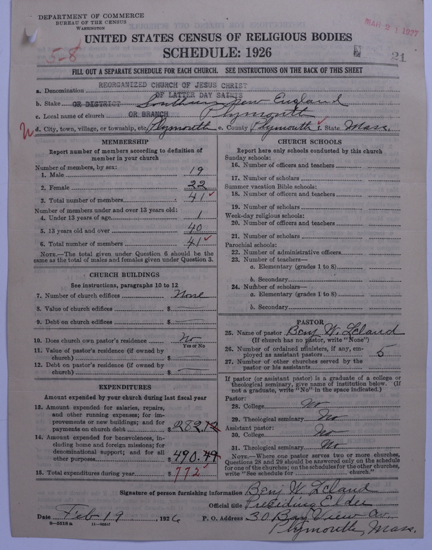 Scan of Reorganized Church of Jesus Christ of Latter Day Saints: 21