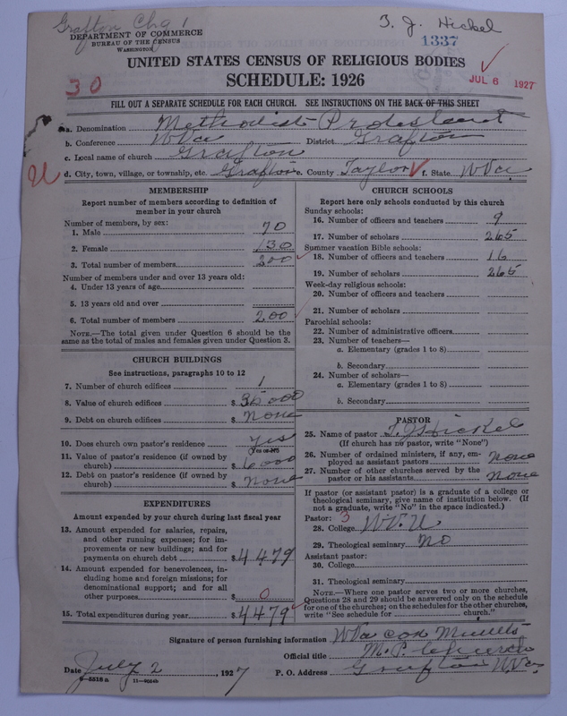 Scan of Methodist Protestant Church: 1337