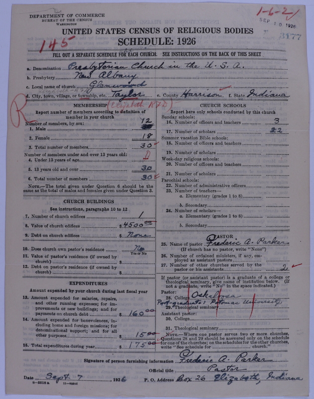 Scan of Presbyterian Church in the United States of America: 3177