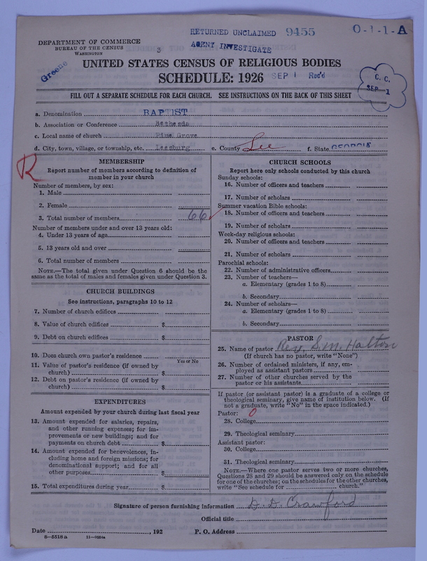 Scan of Negro Baptists: 9455