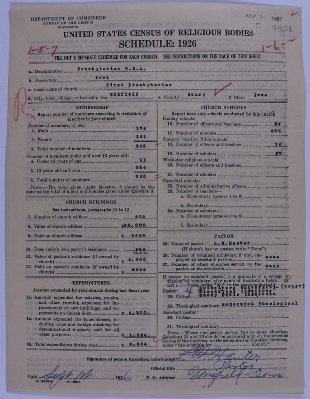 Scan of Presbyterian Church in the United States of America: 4821