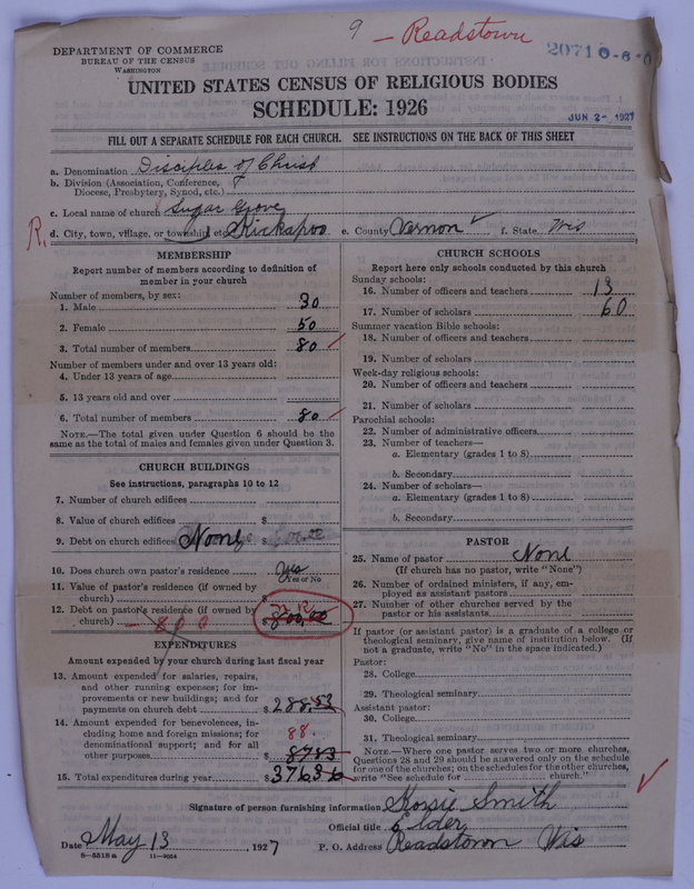 Scan of Disciples of Christ: 2071