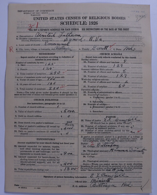 Scan of United Lutheran Church in America: 2905