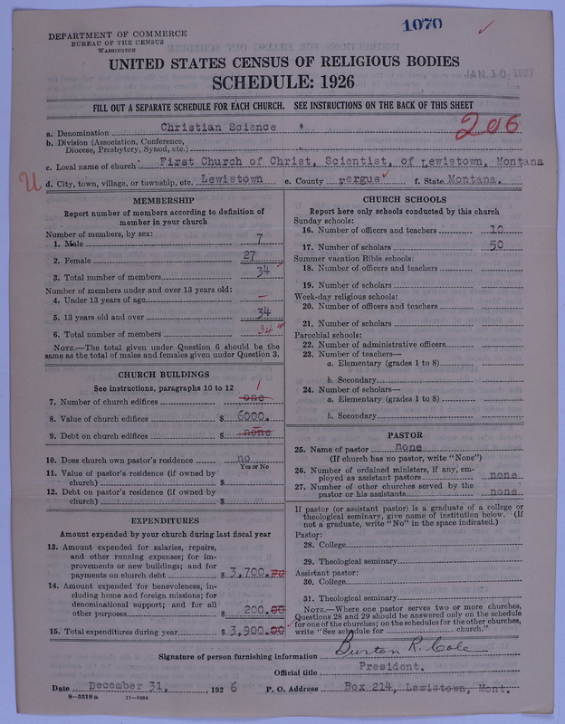 Scan of Church of Christ, Scientist: 1070