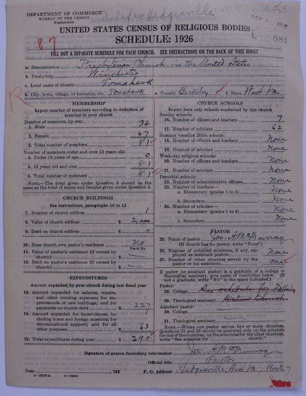 Scan of Presbyterian Church in the United States: 581