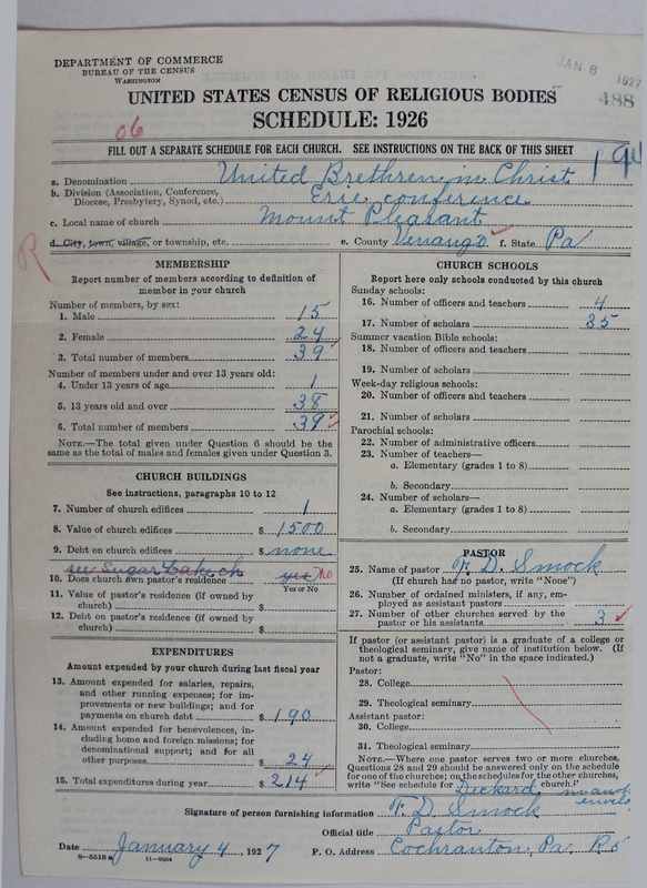 Scan of Church of the United Brethren in Christ: 488