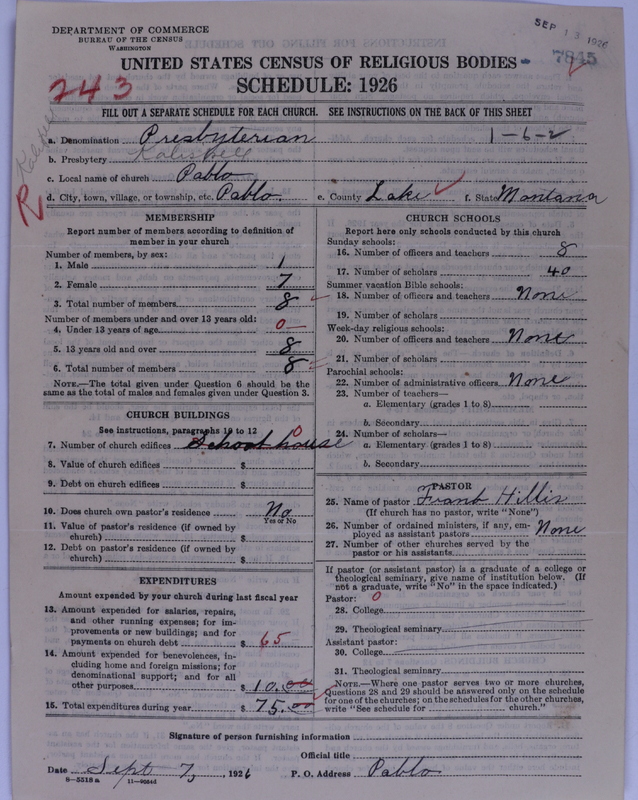 Scan of Presbyterian Church in the United States of America: 7845