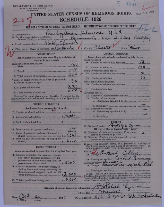Scan of Presbyterian Church in the United States of America: 4564