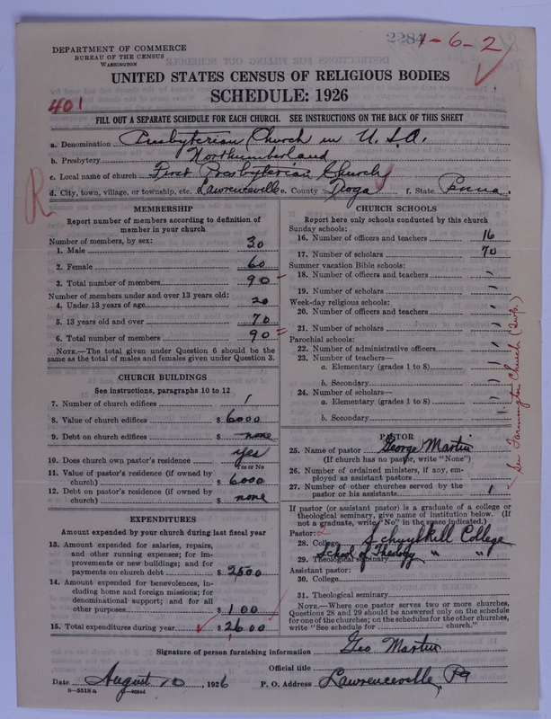 Scan of Presbyterian Church in the United States of America: 2284