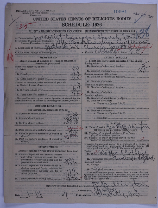 Scan of Methodist Episcopal Church, South: 10971